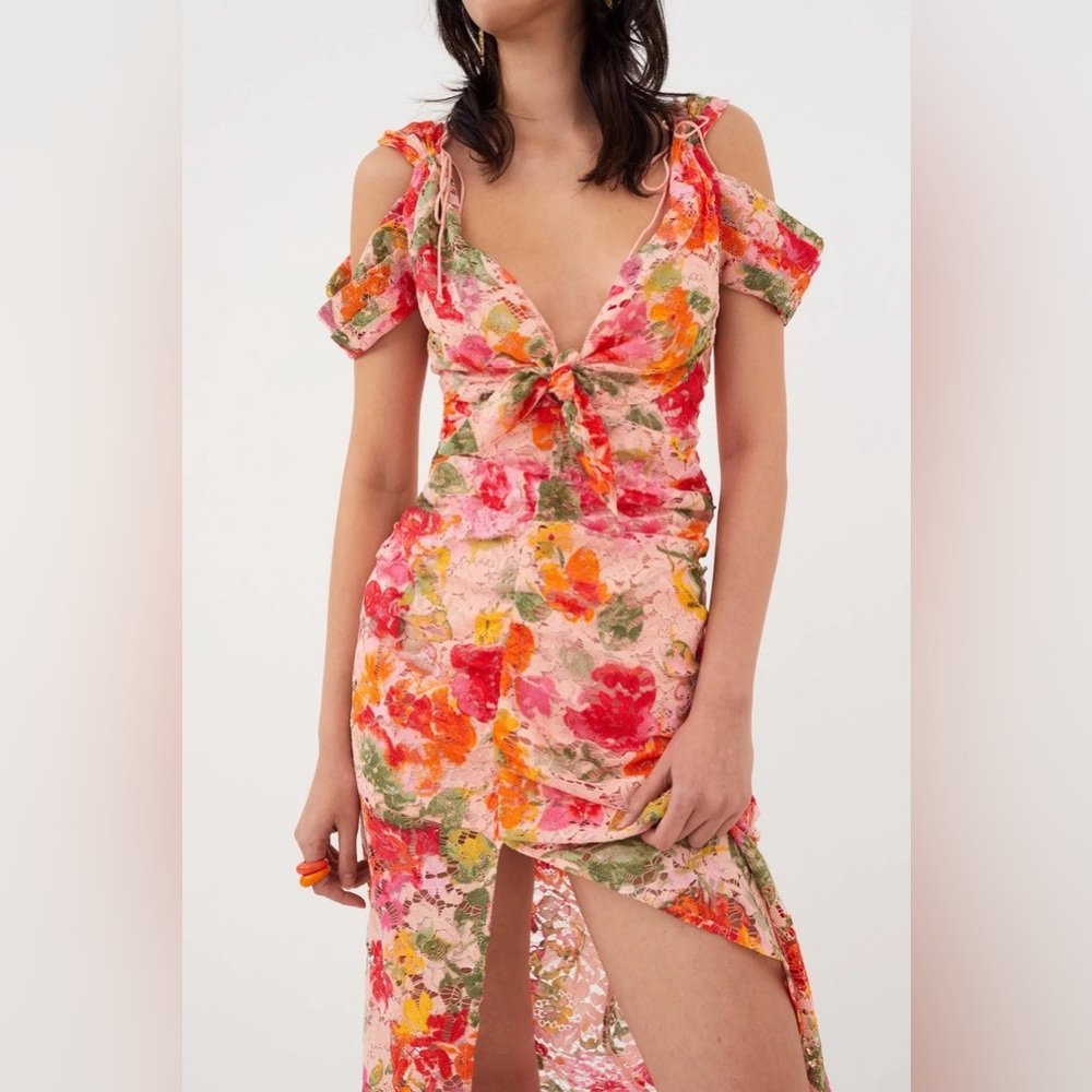 For Love and Lemons Beth Midi Dress